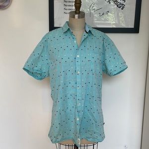 Men's Short Sleeve Button Down